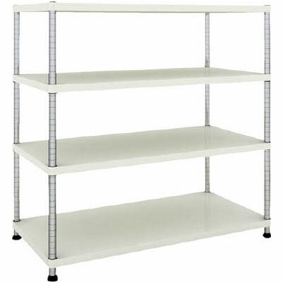 フェニックスラック 1200×600 4段 ホワイト※メーカー直送品 車上渡し品 トラスコ PER-4464-W