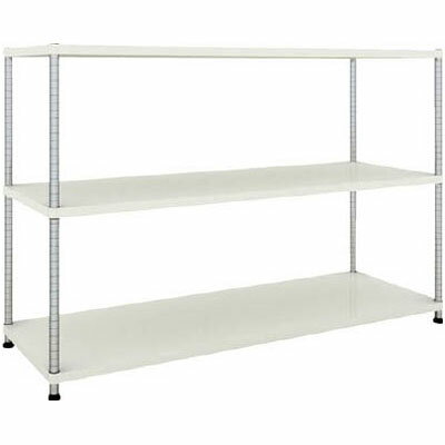 フェニックスラック 1800×600 3段 ホワイト※メーカー直送品 車上渡し品 トラスコ PER-4663-W