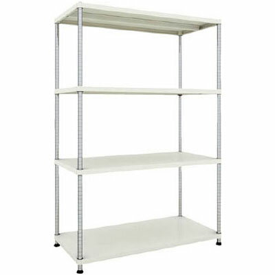 フェニックスラック 1200×600 4段 ホワイト※メーカー直送品 車上渡し品 トラスコ PER-6464-W