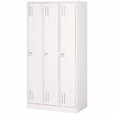 手ぶらキーロッカー 3人用 900×515×H1790 ホワイト※メーカー直送品 車上渡し品 トラスコ WKL37