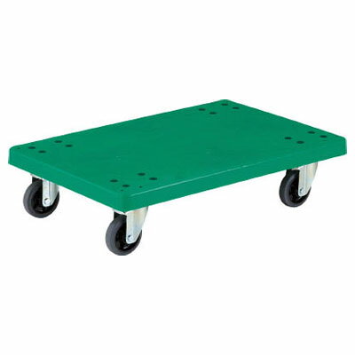 樹脂製運搬車グランカート 平台車 718×468 4輪自在タイプ メーカー直送 代引不可 トラスコ TP-715J
