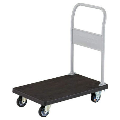 導電性樹脂運搬車グランカート 固定ハンドルタイプ 718×468 ※メーカー直送品 車上渡し品 トラスコ TP-D702(4)