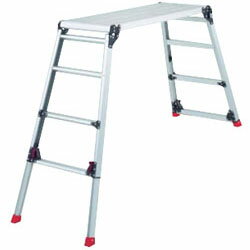 足場台 脚部伸縮タイプ 高さ87～118cm(1台価格) トラスコ TDWG-910
