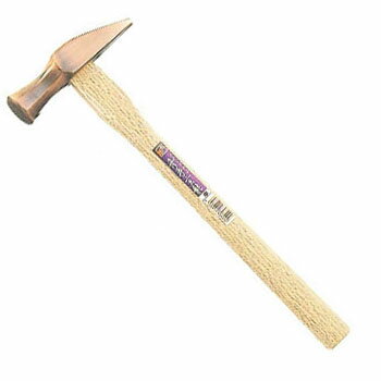 ブロンズ仕上玄能。サイズ全長：360mm頭長：135mm口径：32φ頭の重量：420g