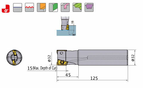 多機能形ショルダカッタ 三菱マテリアル APX4000R322SA32SA