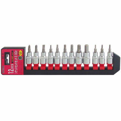 Rakuten - 12pcs ソケットビットセット 3/8DR パオック SB3-12 3/8DR