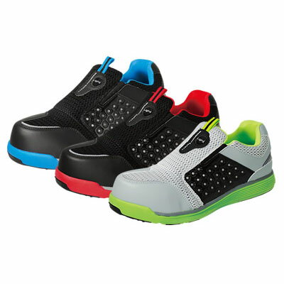 安全シューズ マンダムセーフティーLight#767 ライム/グレー 25.0cm 丸五 MNDM767-L/G-250