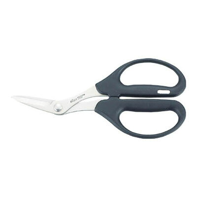 仕様刃長：40mm全長：187mm切断能力：ブリキ板(0.3mm)、針金(0.9mm)、アルミ(1mm)、銅板(1mm)、荷造用テープ・皮(3mm)硬度：HRC58質量：89g特徴ハンドルサイズが大きく、力が入れやすいです。材質/仕上げ刃部：ステンレス刃物鋼(AUS8)ハンドル：ポリプロピレン(PP)注意事項刃を損傷しますので、こじるのはおやめください。生産国 日本