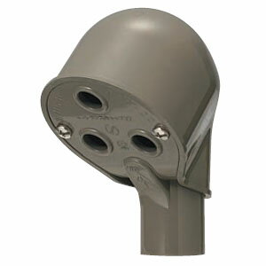 エントランスキャップ チョコレート VE82管用(1個価格) 未来工業(MIRAI) MEC-82HT