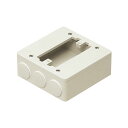 PVKボックス(器具用)ミルキーホワイト(10個価格) 未来工業(MIRAI) PVK-ALN1PKM