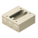 PVKボックス(器具用)ベージュ(10個価格) 未来工業(MIRAI) PVK-ALN1PKJ