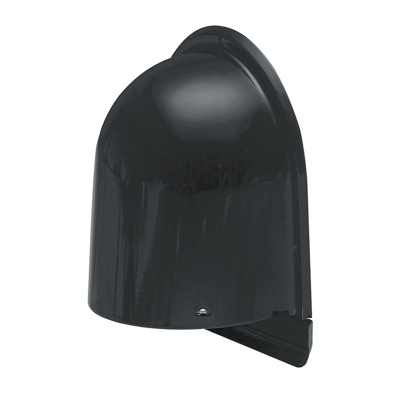 特徴結露水や雨水の凍結による外壁の損傷を防ぎます。仕様寒冷地仕様ステンレス製ボディーと同色ビス付ルーバー付カラー：ブラック(ツヤなし)適合ダクト(外径)：φ103～φ106サイズ：100※商品画像はイメージです。※商品画像は代表画像になります。実際の商品の色が違う場合がございますので、色をご確認頂きたい場合はお問い合わせ下さい。メーカーからの取寄せ商品のため、お客様都合によるご注文後のキャンセル、返品、交換はできません。受注後にメーカー在庫を確認いたします。万一、メーカーにて欠品や廃番の場合は商品をご用意できない場合がございます。その場合は、メールにてご連絡させて頂きますので、ご注文後、当店から届くメールを必ずご確認宜しくお願い致します。ご注文はキャンセルさせて頂くことがございますので、予めご了承お願い致します。