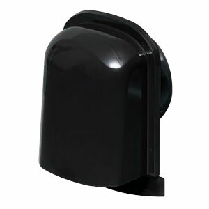 パイプフード(薄型)防火ダンパー付 サイズ150 ブラック(ツヤなし)(1個価格) 未来工業(MIRAI) PYT-S150A..