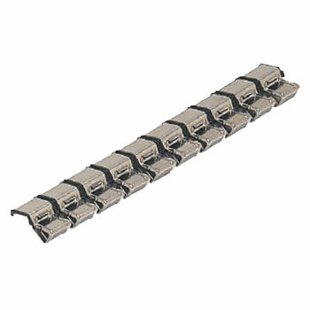 ケーブルクリップ(ステンレス製)カバー付 適合鋼材厚2～6mm(2束価格) 未来工業(MIRAI) KC-SF1C