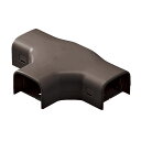 屋外・屋内兼用 モールダクト付属品 チーズ 50型 チョコレート(20個価格) 未来工業(MIRAI) MDT-50T