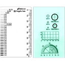 クラックメジャー快段目盛付クリア 新潟精機 CM-CKD