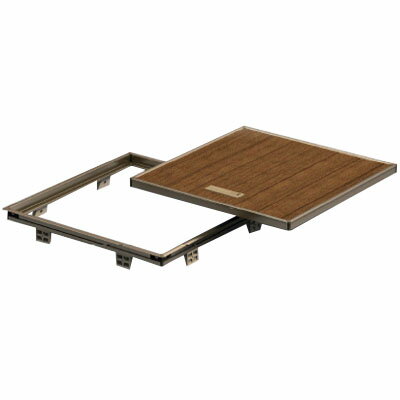 桟レス床下点検口 枠のみ ブロンズ 606角 1個価格 SPG(サヌキ) FH606B