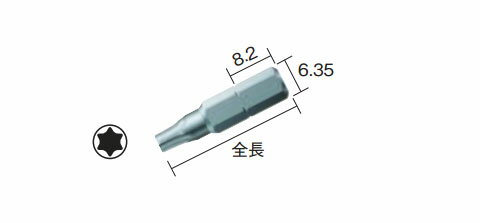 トルクスドライバービット(ショートタイプ)T15×全長25 Wera(ヴェラ) 066486 2