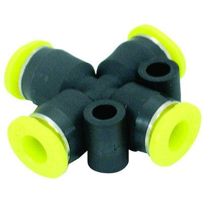 气动工具 - チューブ継手 クロスA チューブ外径10mm 新潟精機 PZA10
