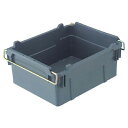 ネスティング コンテナ(再生樹脂製)外寸543×445×230mm グレー トラスコ TK-42-GY