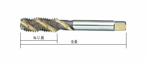 コバルトスパイラルタツプ M12×1.5 ※取寄せ品 ISF(イシハシ精工) COSPT-M12X1.5