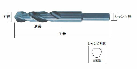 軸細正宗ドリル 6.5型 11.0mm※取寄せ品 ISF(イシハシ精工) JDS-11.0 2