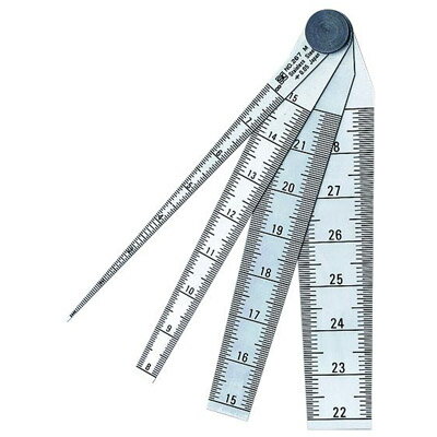特徴テーパー形状の隙間測定ゲージです。ゲージは1～8mm、8～15mm、15～22mm、22～29mmの4枚セット用途パイプ内径、各種穴径の測定に。地震の亀裂やヒビ割れ測定に建具や部材などの隙間、ブロック塀などの隙間測定に隙間、パイプ内径、各種穴径の測定に仕様精度：±0.05mm板厚：1.2mm目量：0.05mm測定範囲：1～29mm全長：144mm材質：ステンレスSUS420J2(硬質クロムメッキ仕上)