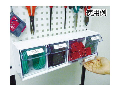 卓上用クリアポケットスタンドセット 4×4段※取寄せ品 トラスコ CPB-4S