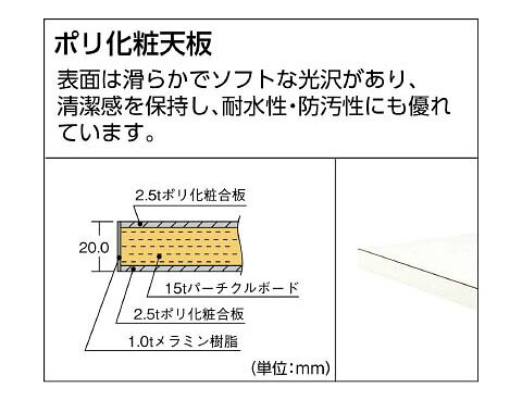 大工道具・金物の専門通販アルデのAE型作業台 1800×750 φ75キャスター付 YG色※メーカー直送品 車上渡し品 トラスコ AE-1800C75-YG｜アングル3