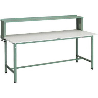 AE型作業台 1800×900×H740 上棚付 YG色※メーカー直送品 車上渡し品 トラスコ AE-1809YURB-YG