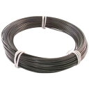 カラー針金 ビニール被覆タイプ 2.0mm×25m 黒※取寄せ品 トラスコ TCWM-20BK
