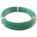 カラー針金 ビニール被覆タイプ 2.0mm×25m 緑※取寄せ品 トラスコ TCWM-20GN