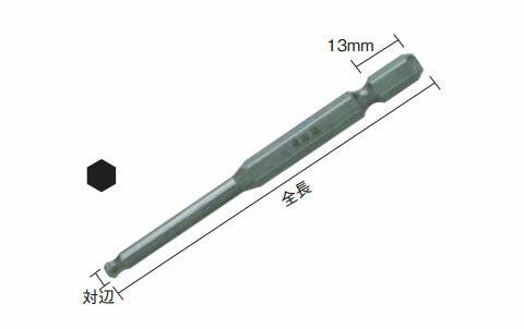 ボールポイント六角ビット 4本組セット ※取寄せ品 トラスコ THBA-3456