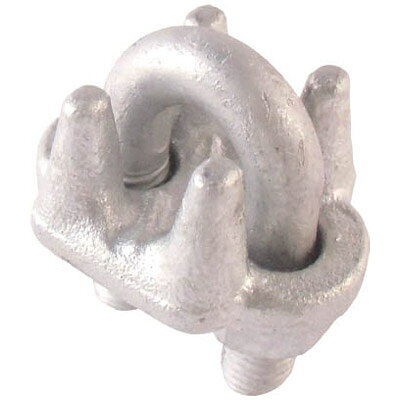 鍛造ワイヤクリップ 9mm メッキ ※取寄せ品 トラスコ TWCF-09