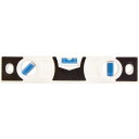 スリムレベル 200mm 白 背面マグネット付 ※取寄品 シンワ 76332