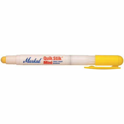 Markal 工業用マーカー クイック・スティックミニ 黄 ※取寄品 LACO 61127