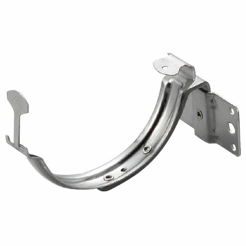 ステンレス 一八くん正面打(樋100・5分出・4寸・新茶) (1個) 白幡 MU-01S