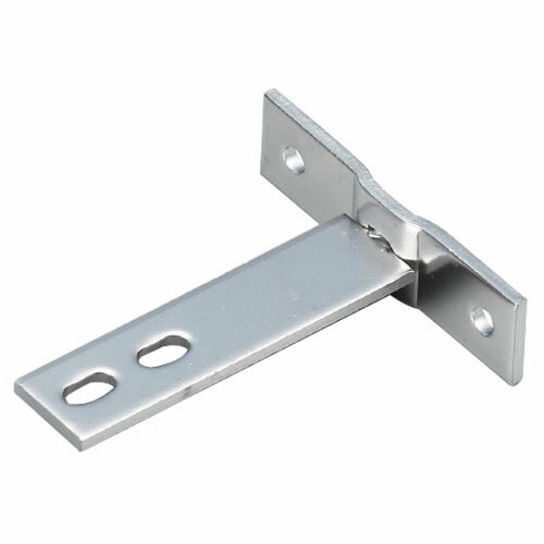 ステンレス 巾広 逆T字足(足100・3.0×25・生地) (1個) 白幡 BD-03S