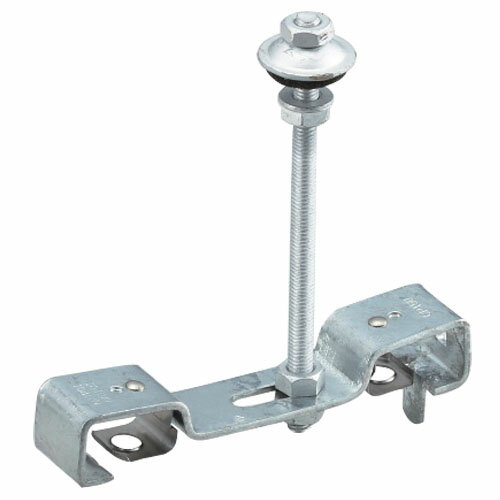 ターキー吊金具(折版・谷) エスロン用(樋CP250・270L・150用・亜鉛メッキ) (1個) 白幡 TK-10