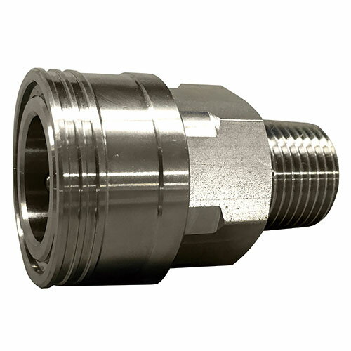 中・低圧用両路開放型クイックカップリングSM型(ステンレス製) フローバル TS-8SM(SUS304)