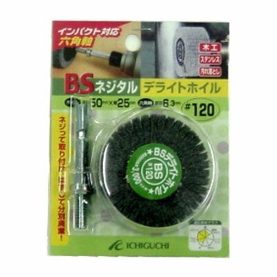 BSネジタルデライトホイル(六角軸)50×25×6.3 【粒度600】 ※取寄品 株式会社イチグチ 86825