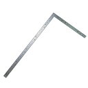 曲尺 厚手広巾シルバー50cm 表裏同目 8段目盛cm数字 シンワ 10450