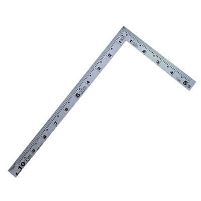 【用途】長さの測定、直角の確認やケガキ作業に使用する曲尺【機能】衝撃に強く角度の狂いにくい厚手広巾タイプです。シルバー加工で表面の反射を抑え目盛が読み取りやすくなっています。【仕様】■精度　　●直角度：100mmにつき、0.1mm以下　　●長さの許容差：±0.2mm以下■表目盛　　●長枝：外目盛1尺　　●短枝：外目盛5寸■裏目盛　　●長枝：外目盛1尺　　●短枝：外目盛5寸■形状：同厚【材質】■ステンレス【サイズ】長枝320mm×短枝160mm×巾20mm×厚み2mm重量：144g＊電気に触れる恐れのある場所では使用しないで下さい。