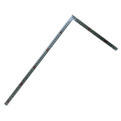 曲尺 同厚シルバー50cm／1尺6寸 併用目盛 名作 シンワ 10639