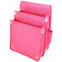 内ポケット付 ナイロン腰袋 A 桃 ※取寄品 マルキン印 180004975