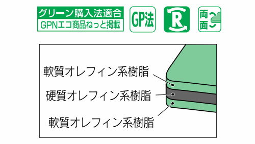 カッティングマット A1 90×60×0.3cm グリーン NTカッター CM-904G 2