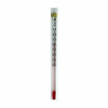 棒状温度計 バラ アルコール H-8S -20～50℃ 15cm シンワ 72752