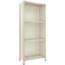軽量ボルト棚 背板・側板付 1200×450×H2100 4段 ネオグレ トラスコ 74X-24-NG(3)