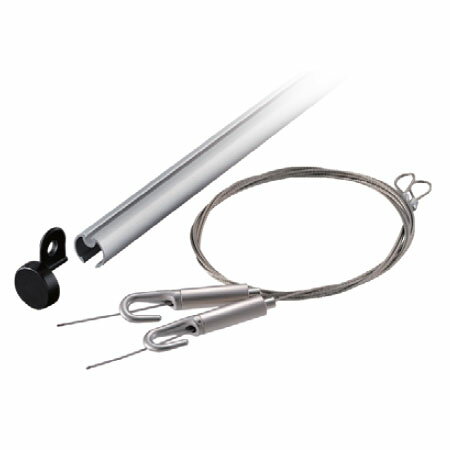 ポスターレールセット CSBタイプ シルバー 取寄品 パイオニアテック PO-CSB900