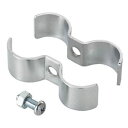 メッシュラック支柱用連結金具(1セット価格) トラスコ MES-R